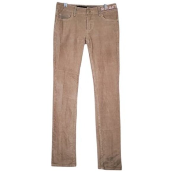 Zadig & Voltaire brown corduroy slim straight pants size 36 - Picture 1 of 12